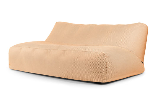 Pouf Canapé 4 places pour Piscine Orange Mandarine