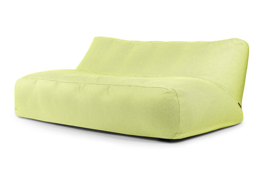 Pouf Canapé 4 places pour Piscine Vert Citron