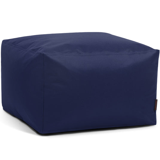 Pouf Carré Chambre Bleu Marine