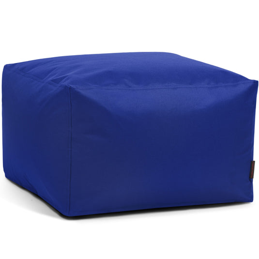 Pouf Carré Chambre Bleu Roi