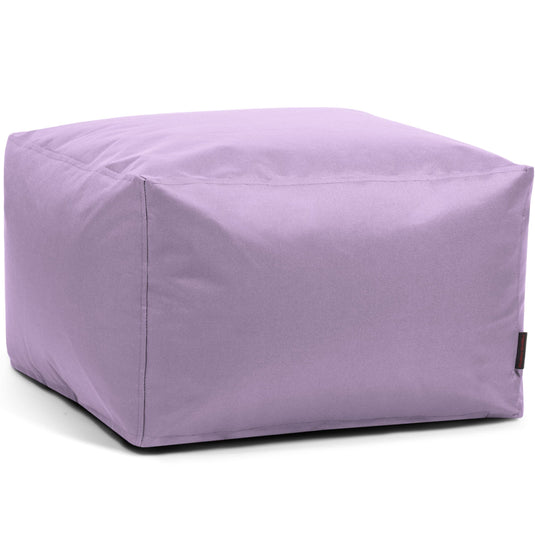 Pouf Carré Chambre Mauve Lavande