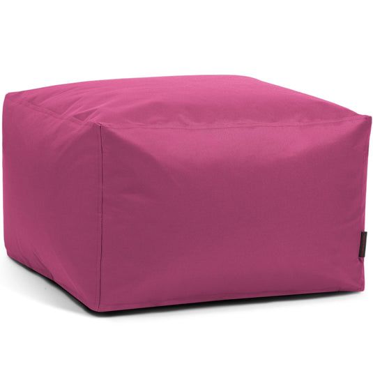 Pouf Carré Chambre Rose Fushia