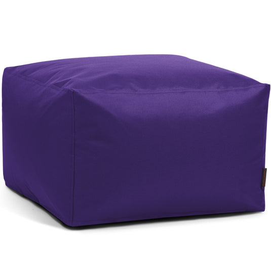 Pouf Carré Chambre Violet Magenta