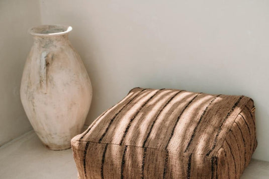 Pouf Carré en Coton