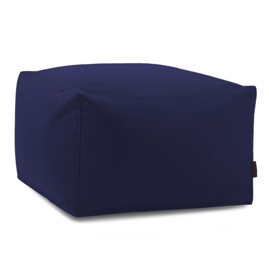 Pouf Carré Exterieur Bleu Marine