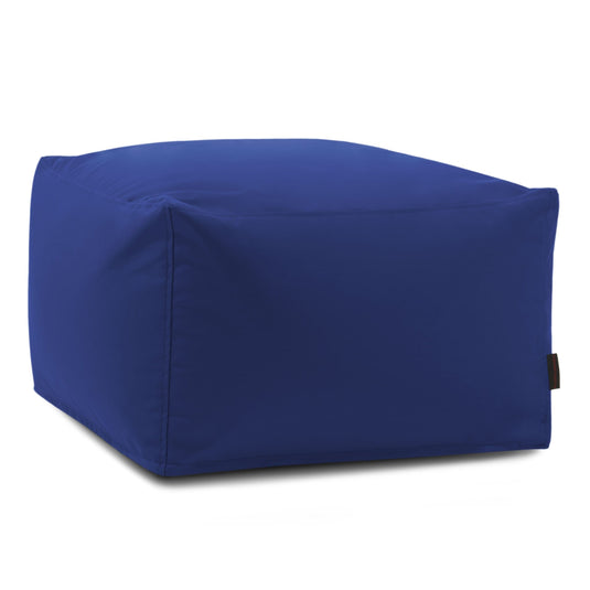 Pouf Carré Exterieur Bleu Roi
