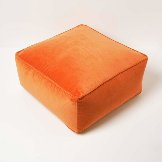 Pouf Carré Orange