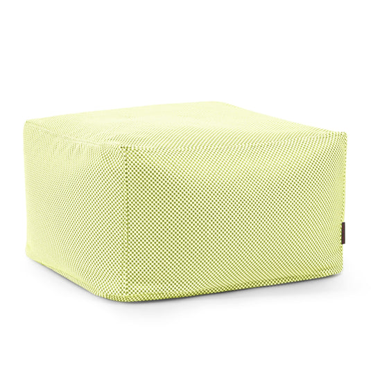 Pouf Carré Piscine Vert Citron