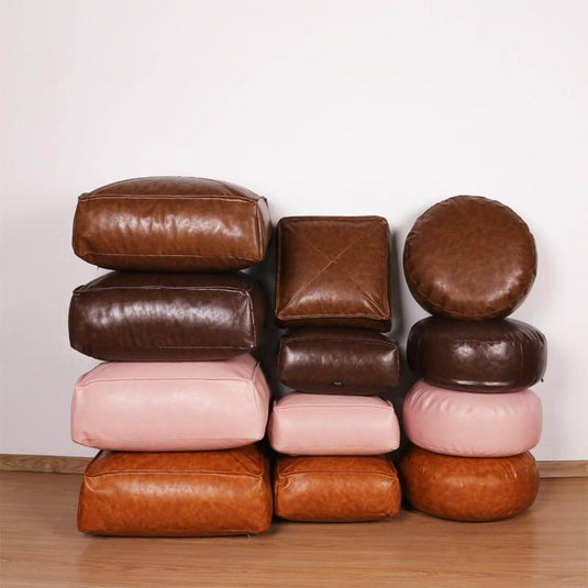 Pouf Carré Repose Pied Marocain