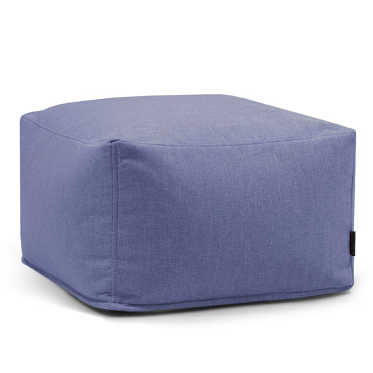 Pouf Carré Salon Bleu Marine