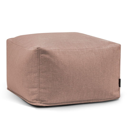 Pouf Carré Salon Marron Terracotta