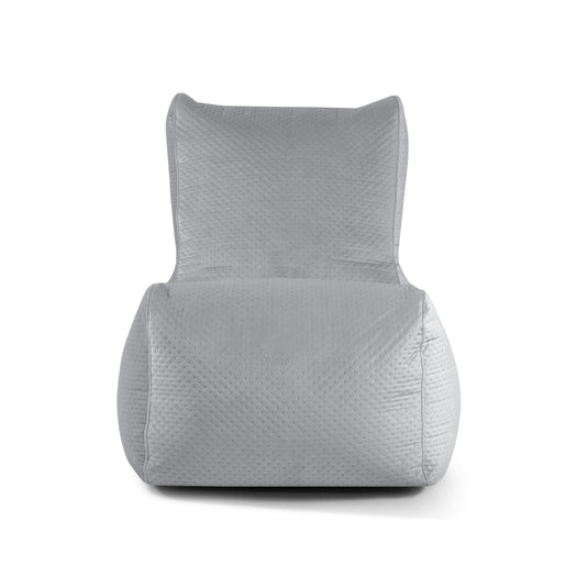 Pouf Chaise en Velours Capitonné