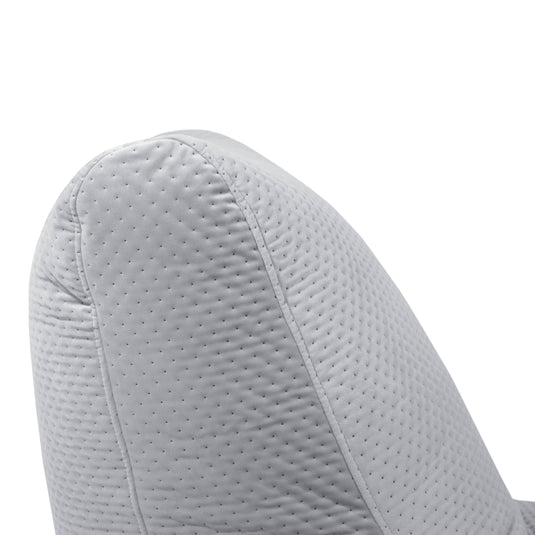 Pouf Chaise en Velours Capitonné