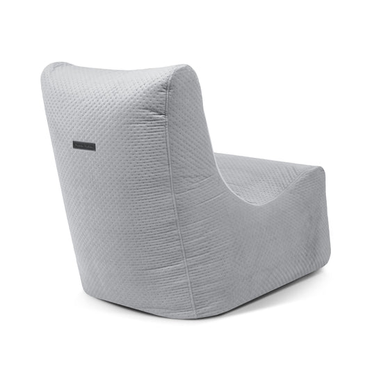 Pouf Chaise en Velours Capitonné