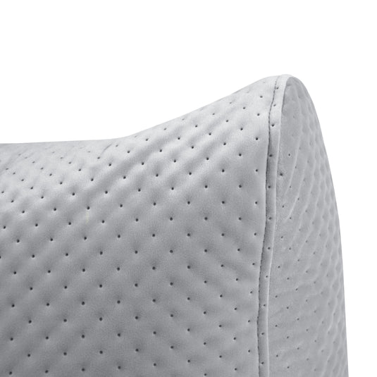 Pouf Chaise en Velours Capitonné