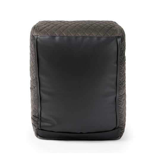 Pouf Chaise en Velours Matelassé