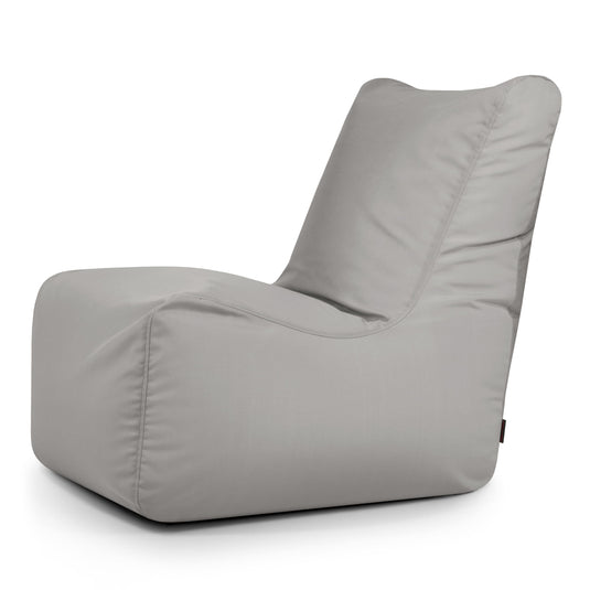 Pouf Chaise Exterieur Gris Perle