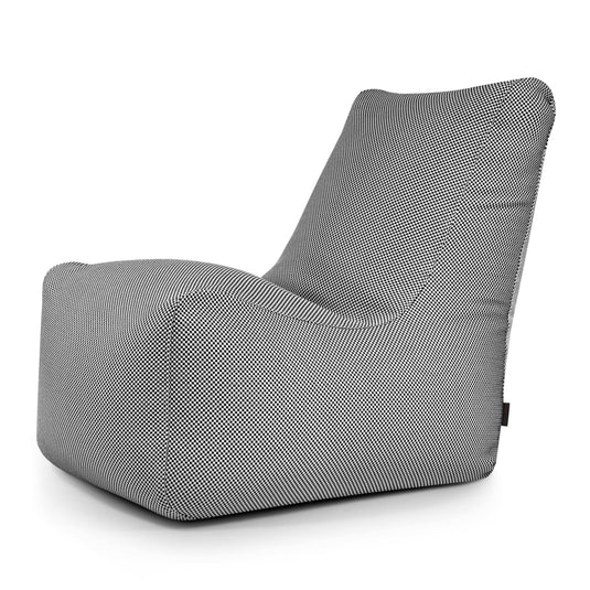 Pouf Chaise Piscine Noir et Blanc