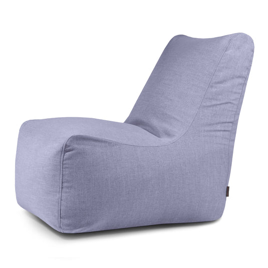 Pouf Chaise Salon Bleu Ardoise