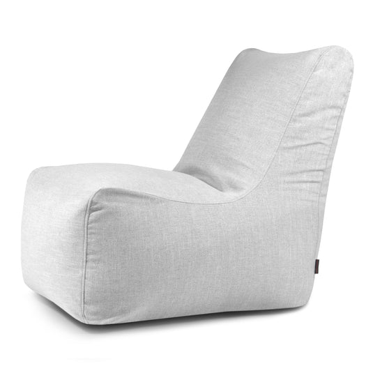 Pouf Chaise Salon Gris Perle