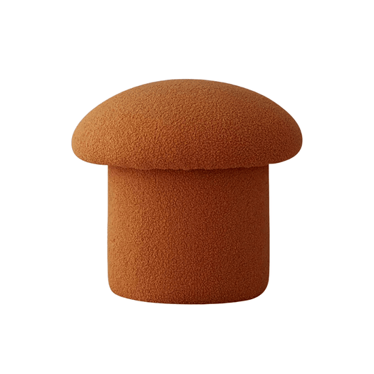 Pouf Champignon Marron Chocolat