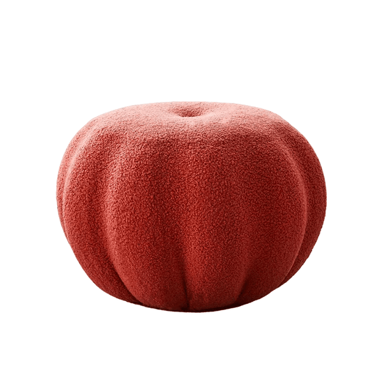 Pouf Citrouille red