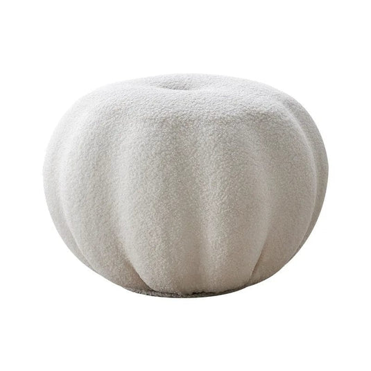 Pouf Citrouille white