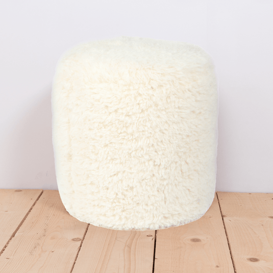 Pouf Classique en Fausse Fourrure