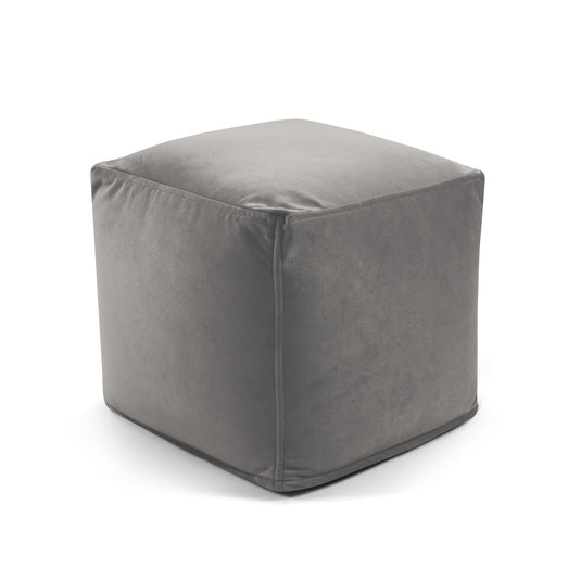 Pouf Cube en Velours Beaumont Concept