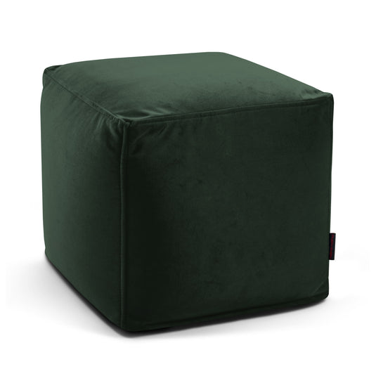 Pouf Cube en Velours Beaumont Concept