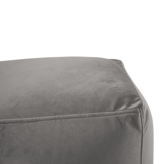Pouf Cube en Velours Beaumont Concept