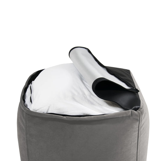 Pouf Cube en Velours Beaumont Concept