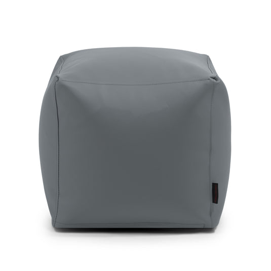 Pouf Cube Simili Cuir