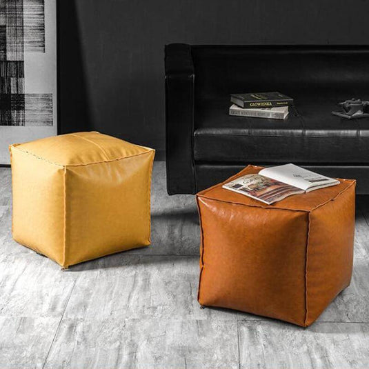 Pouf Cuir Salon Marocain