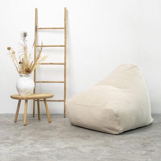 Pouf Design en Bouclette Beaumont Concept