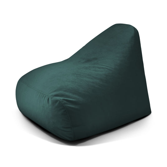 Pouf Design en Velours Vert Emeraude Beaumont Concept