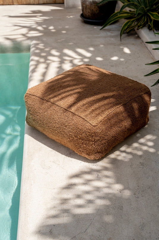Pouf en Coton Tressé