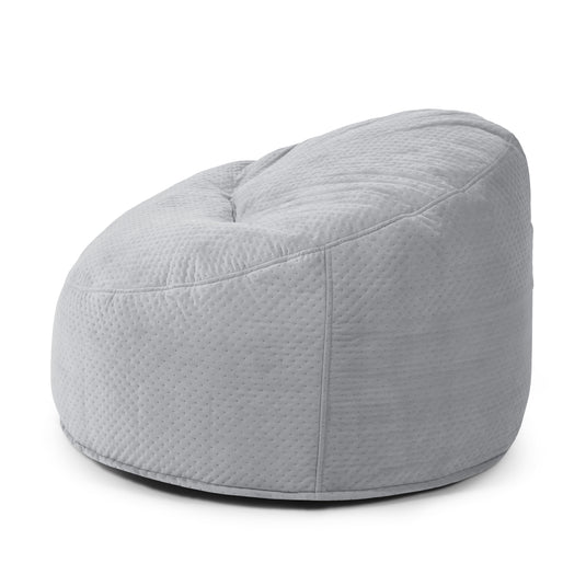 Pouf en Velours Capitonné Beaumont Concept