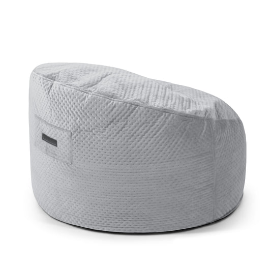 Pouf en Velours Capitonné Beaumont Concept