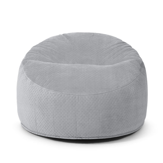 Pouf en Velours Capitonné Beaumont Concept