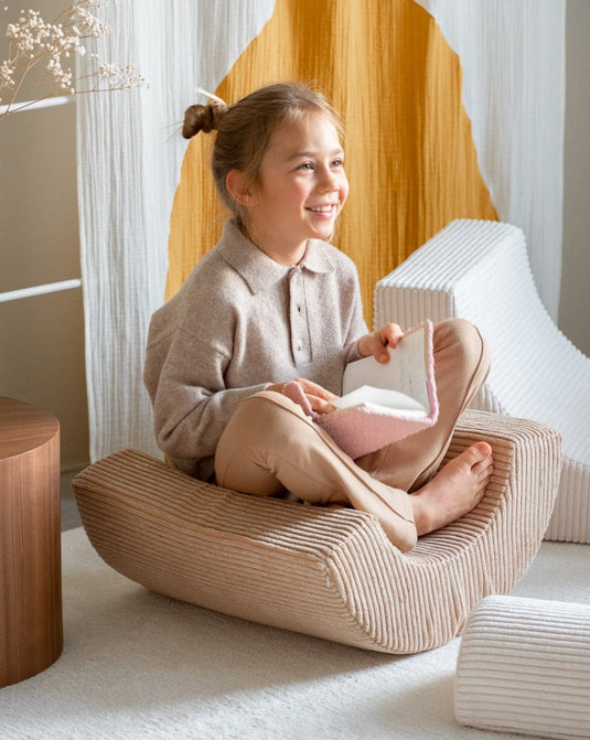 Pouf Enfant Modulable Beige