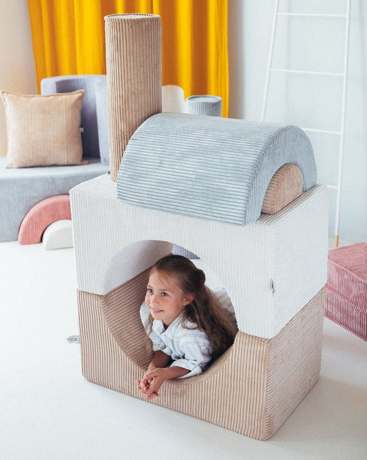 Pouf Enfant Modulable Beige