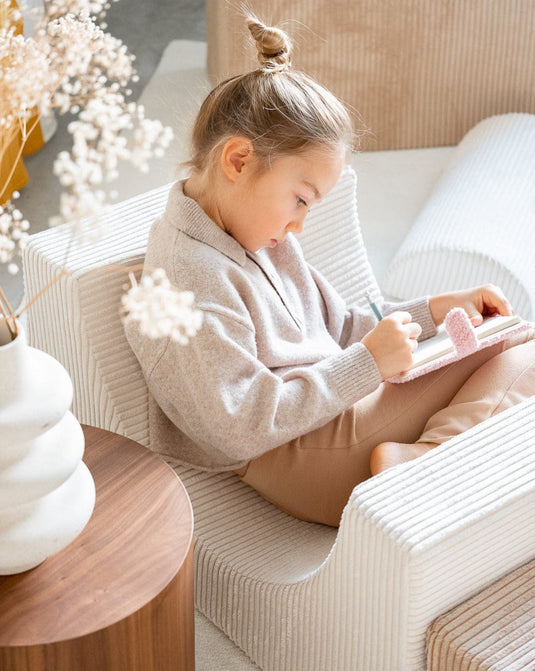 Pouf Enfant Modulable Beige