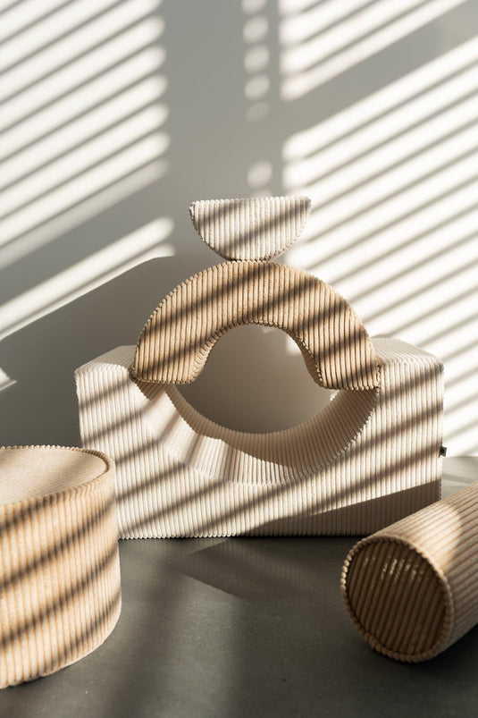 Pouf Enfant Modulable Beige