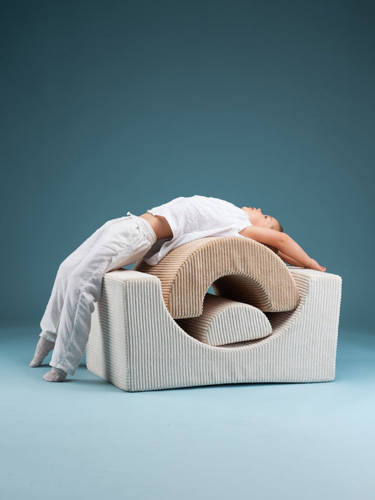 Pouf Enfant Modulable Beige