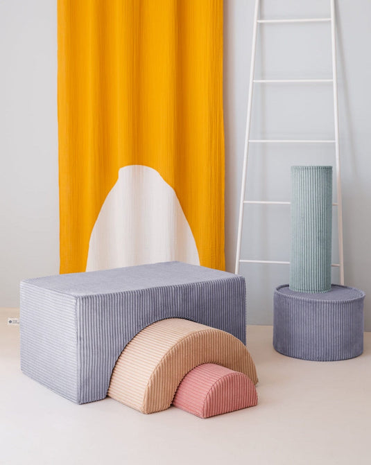 Pouf Enfant Modulable Bleu