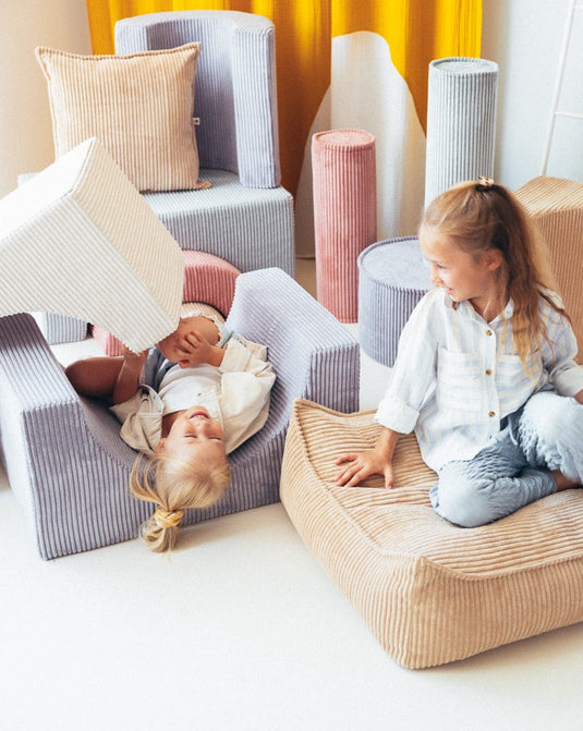 Pouf Enfant Modulable Bleu