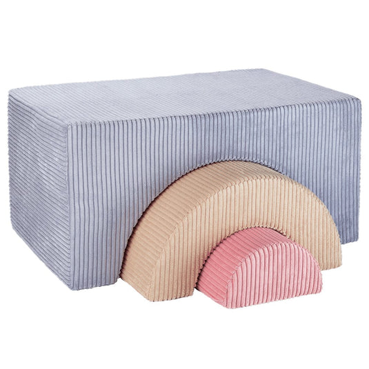 Pouf Enfant Modulable Bleu