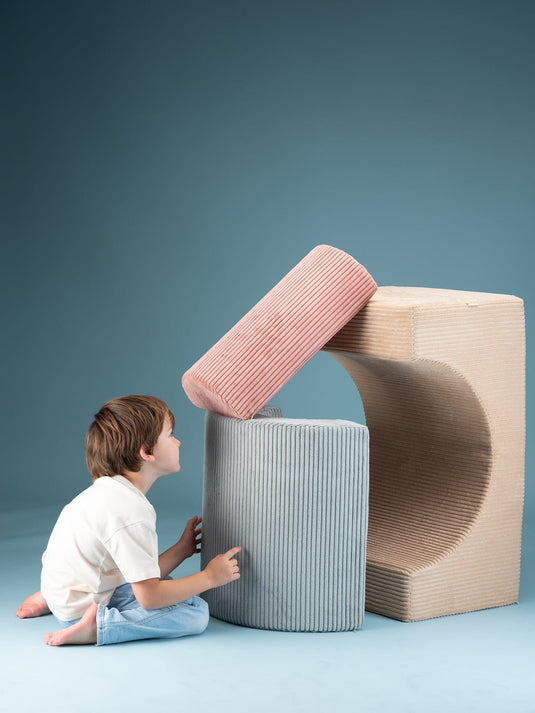 Pouf Enfant Modulable Marron