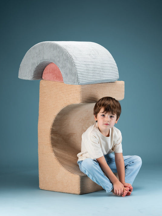 Pouf Enfant Modulable Marron